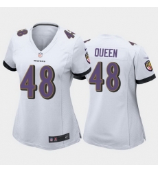 women patrick queen baltimore ravens white game jersey women patrick queen baltimore ravens white game jersey