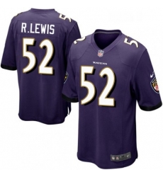 Youth Nike Baltimore Ravens 52 Ray Lewis Game Purple Team Color NFL Jersey Youth Nike Baltimore Ravens 52 Ray Lewis Game Purple Team Color NFL Jersey
