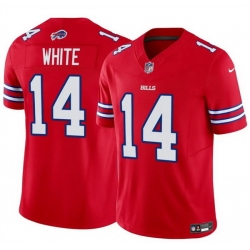 Men Buffalo Bills 14 Mike White Red 2025 F U S E  Vapor Untouchable Limited Stitched Football Jersey