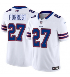 Men Buffalo Bills 27 Darrick Forrest White 2025 F U S E  Vapor Untouchable Limited Stitched Football Jersey