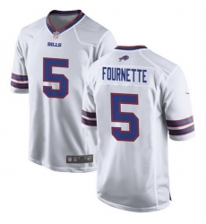 Men Buffalo Bills 5 Leonard Fournette White Stitched Football Game Jersey Men Buffalo Bills 5 Leonard Fournette White Stitched Football Game Jersey