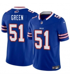 Men Buffalo Bills 51 Kendrick Green Blue 2025 F U S E  Vapor Untouchable Limited Stitched Football Jersey