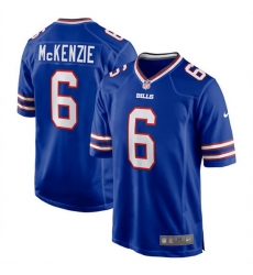 Men Buffalo Bills 6 Isaiah McKenzie Royal Stitched Game Jersey Men Buffalo Bills 6 Isaiah McKenzie Royal Stitched Game Jersey