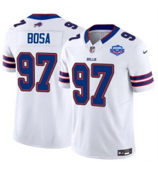Men Buffalo Bills 97 Joey Bosa White 2025 F U S E  With Farewell Patch Vapor Untouchable Limited Stitched Football Jersey