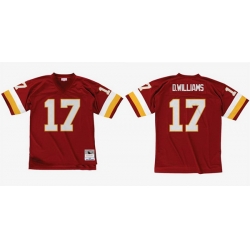 Men Washington Redskins 17 Doug Williams Burgundy Stitched Football Jersey