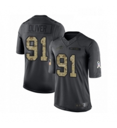Mens Buffalo Bills 91 Ed Oliver Limited Black 2016 Salute to Service Football Jersey Mens Buffalo Bills 91 Ed Oliver Limited Black 2016 Salute to Service Football Jersey