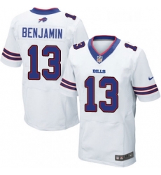 Mens Nike Buffalo Bills 13 Kelvin Benjamin Elite White NFL Jersey Mens Nike Buffalo Bills 13 Kelvin Benjamin Elite White NFL Jersey