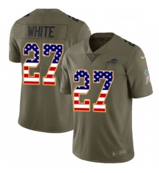 Mens Nike Buffalo Bills 27 TreDavious White Limited OliveUSA Flag 2017 Salute to Service NFL Jersey Mens Nike Buffalo Bills 27 TreDavious White Limited OliveUSA Flag 2017 Salute to Service NFL Jersey