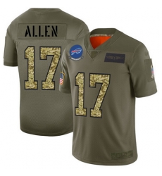 Nike Bills 17 Josh Allen Olive Camo Men Stitched Football Limited 2019 Salute To Service Jersey Nike Bills 17 Josh Allen Olive Camo Men Stitched Football Limited 2019 Salute To Service Jersey
