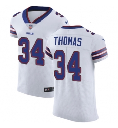 Nike Bills #34 Thurman Thomas White Mens Stitched NFL Vapor Untouchable Elite Jersey Nike Bills #34 Thurman Thomas White Mens Stitched NFL Vapor Untouchable Elite Jersey