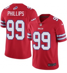Nike Bills 99 Harrison Phillips Red Color Rush Limited Jersey Nike Bills 99 Harrison Phillips Red Color Rush Limited Jersey