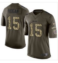 Nike Buffalo Bills #15 Chris Hogan Green Men 27s Stitched NFL Limited Salute To Service Jersey Nike Buffalo Bills #15 Chris Hogan Green Men 27s Stitched NFL Limited Salute To Service Jersey