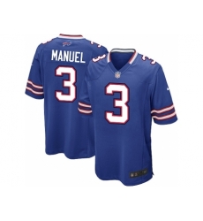 Nike Buffalo Bills 3 EJ Manuel Blue Game NFL Jersey Nike Buffalo Bills 3 EJ Manuel Blue Game NFL Jersey