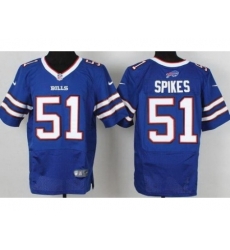 Nike Buffalo Bills 51 Brandon Spikes Blue Elite NFL Jersey Nike Buffalo Bills 51 Brandon Spikes Blue Elite NFL Jersey