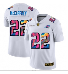 Carolina Panthers 22 Christian McCaffrey Men White Nike Multi Color 2020 NFL Crucial Catch Limited NFL Jersey Carolina Panthers 22 Christian McCaffrey Men White Nike Multi Color 2020 NFL Crucial Catch Limited NFL Jersey