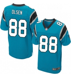 Mens Nike Carolina Panthers 88 Greg Olsen Elite Blue Alternate NFL Jersey Mens Nike Carolina Panthers 88 Greg Olsen Elite Blue Alternate NFL Jersey