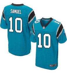 Nike Panthers #10 Curtis Samuel Blue Alternate Mens Stitched NFL Elite Jersey Nike Panthers #10 Curtis Samuel Blue Alternate Mens Stitched NFL Elite Jersey