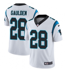 Nike Panthers #28 Rashaan Gaulden White Mens Stitched NFL Vapor Untouchable Limited Jersey Nike Panthers #28 Rashaan Gaulden White Mens Stitched NFL Vapor Untouchable Limited Jersey