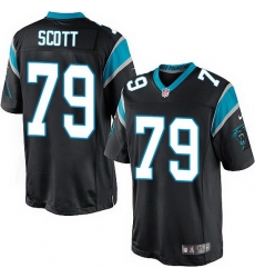 Nike Panthers #79 Chris Scott Black Team Color Mens Stitched NFL Elite Jersey Nike Panthers #79 Chris Scott Black Team Color Mens Stitched NFL Elite Jersey