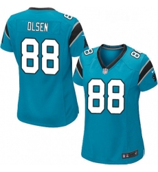 Womens Nike Carolina Panthers 88 Greg Olsen Game Blue Alternate NFL Jersey Womens Nike Carolina Panthers 88 Greg Olsen Game Blue Alternate NFL Jersey