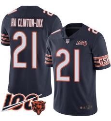 Men Chicago Bears 21 Ha Ha ClintonDix Navy Blue Team Color 100th Season Limited Football Jersey Men Chicago Bears 21 Ha Ha ClintonDix Navy Blue Team Color 100th Season Limited Football Jersey