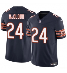 Men Chicago Bears 24 Nick McCloud Navy 2025 F U S E  Vapor Untouchable Limited Stitched Football Jersey