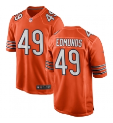 Men Chicago Bears 49 Tremaine Edmunds Orange Vapor untouchable Limited Stitched Jersey Men Chicago Bears 49 Tremaine Edmunds Orange Vapor untouchable Limited Stitched Jersey
