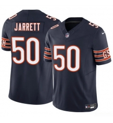 Men Chicago Bears 50 Grady Jarrett Navy 2025 F U S E  Vapor Stitched Football Jersey