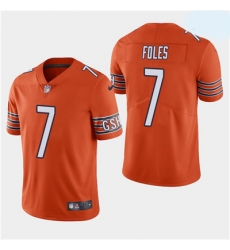 Men Chicago Bears 7 Nick Foles Vapor Untouchable Limited Orange Jersey Men Chicago Bears 7 Nick Foles Vapor Untouchable Limited Orange Jersey