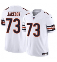 Men Chicago Bears 73 Jonah Jackson White 2025 F U S E  Vapor Stitched Football Jersey
