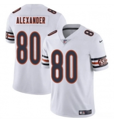 Men Chicago Bears 80 Maurice Alexander White 2025 Vapor Stitched Football Jersey
