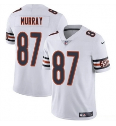 Men Chicago Bears 87 Jordan Murray White 2025 Vapor Stitched Football Jersey