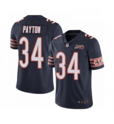 Mens Chicago Bears 34 Walter Payton Navy Blue Team Color 100th Season Limited Football Jersey Mens Chicago Bears 34 Walter Payton Navy Blue Team Color 100th Season Limited Football Jersey