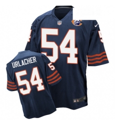 Mens Nike Chicago Bears 54 Brian Urlacher Elite Navy Blue Throwback NFL Jersey Mens Nike Chicago Bears 54 Brian Urlacher Elite Navy Blue Throwback NFL Jersey