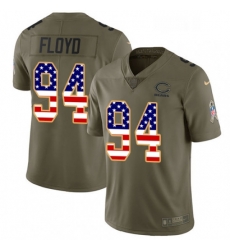 Mens Nike Chicago Bears 94 Leonard Floyd Limited OliveUSA Flag Salute to Service NFL Jersey Mens Nike Chicago Bears 94 Leonard Floyd Limited OliveUSA Flag Salute to Service NFL Jersey