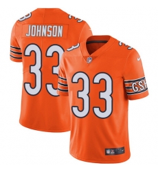 Nike Bears 33 Jaylon Johnson Orange Men Stitched NFL Limited Rush Jersey Nike Bears 33 Jaylon Johnson Orange Men Stitched NFL Limited Rush Jersey