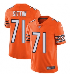 Nike Bears #71 Josh Sitton Orange Mens Stitched NFL Limited Rush Jersey Nike Bears #71 Josh Sitton Orange Mens Stitched NFL Limited Rush Jersey