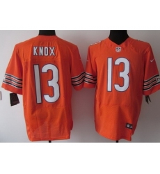 Nike Chicago Bears 13 Johnny Knox Orange Elite NFL Jersey Nike Chicago Bears 13 Johnny Knox Orange Elite NFL Jersey
