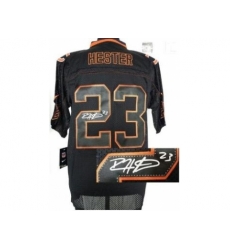 Nike Chicago Bears 23 Devin Hester Black Elite Light Out Signed NFL Jersey Nike Chicago Bears 23 Devin Hester Black Elite Light Out Signed NFL Jersey