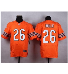 Nike Chicago Bears #26 Antrel Rolle Orange Alternate Mens Stitched NFL Elite Jersey Nike Chicago Bears #26 Antrel Rolle Orange Alternate Mens Stitched NFL Elite Jersey