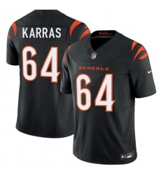 Men Cincinnati Bengals 64 Ted Karras Orange 2025 F U S E Vapor Untouchable Limited Stitched Football Jersey Men Cincinnati Bengals 64 Ted Karras Orange 2025 F U S E Vapor Untouchable Limited Stitched Football Jersey