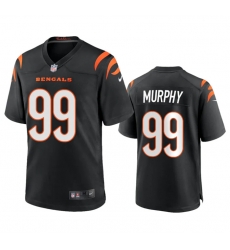 Men Cincinnati Bengals 99 Myles Murphy Black Stitched Game Jersey Men Cincinnati Bengals 99 Myles Murphy Black Stitched Game Jersey