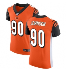 Nike Bengals #90 Michael Johnson Orange Alternate Mens Stitched NFL Vapor Untouchable Elite Jersey Nike Bengals #90 Michael Johnson Orange Alternate Mens Stitched NFL Vapor Untouchable Elite Jersey