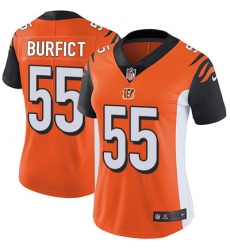 Nike Bengals #55 Vontaze Burfict Orange Alternate Womens Stitched NFL Vapor Untouchable Limited Jersey Nike Bengals #55 Vontaze Burfict Orange Alternate Womens Stitched NFL Vapor Untouchable Limited Jersey