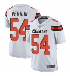 Browns #54 Olivier Vernon White Men Stitched Football Vapor Untouchable Limited Jersey Browns #54 Olivier Vernon White Men Stitched Football Vapor Untouchable Limited Jersey