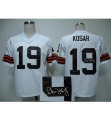 Cleveland Browns 19 Bernie Kosar White Throwback M&N Signed NFL Jerseys Cleveland Browns 19 Bernie Kosar White Throwback M&N Signed NFL Jerseys