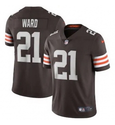Cleveland Browns 21 Denzel Ward Men Nike Brown 2020 Vapor Limited Jersey Cleveland Browns 21 Denzel Ward Men Nike Brown 2020 Vapor Limited Jersey