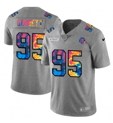 Cleveland Browns 95 Myles Garrett Men Nike Multi Color 2020 NFL Crucial Catch NFL Jersey Greyheather Cleveland Browns 95 Myles Garrett Men Nike Multi Color 2020 NFL Crucial Catch NFL Jersey Greyheather