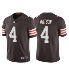 Men's Cleveland Browns #4 Deshaun Watson Brown Vapor Untouchable Limited Stitched Jersey Men's Cleveland Browns #4 Deshaun Watson Brown Vapor Untouchable Limited Stitched Jersey