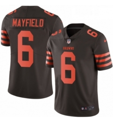 Mens Nike Cleveland Browns 6 Baker Mayfield Limited Brown Rush Vapor Untouchable NFL Jersey Mens Nike Cleveland Browns 6 Baker Mayfield Limited Brown Rush Vapor Untouchable NFL Jersey